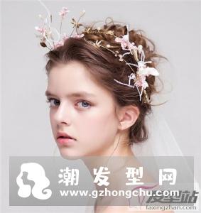 欧美新娘盘发发型 全方位展现奢华与高贵