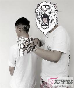 男生undercut雕刻发型 两边铲 推后脖设计