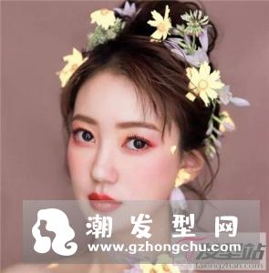 气质韩式新娘发型 森系鲜花新娘最美