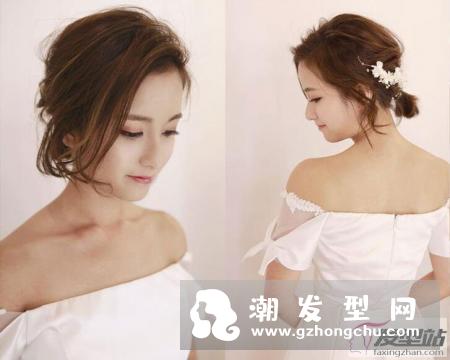短发新娘发型无变化？化妆师教短发新娘Set头衬脸型
