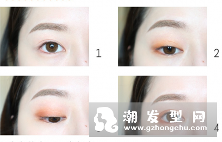 橘色眼影怎么画教程 配什么颜色口红