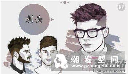 无刘海男生发型 刺头飞机头背头