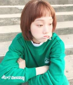 超萌日系女孩刘海蘑菇头 超短男孩风让人忍不住想摸摸头