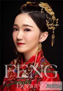 告别法韩系 中式新娘发型正流行