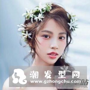 如何扎新娘头发好看 浪漫风低扎新娘发型超美