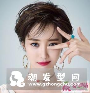 气质直系波波头短发回归 五官变立体好感度马上提升