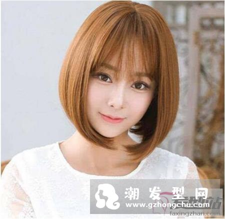 齐肩短发梨花烫发型 怎么烫造型都很甜美