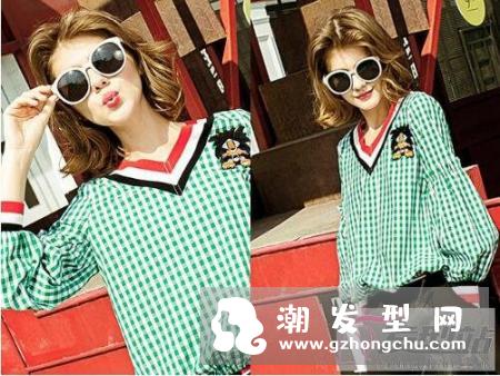 无刘海时尚梨花头 诠释小清新之美