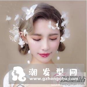 刘海烫卷新娘发型 变身美丽动人新娘