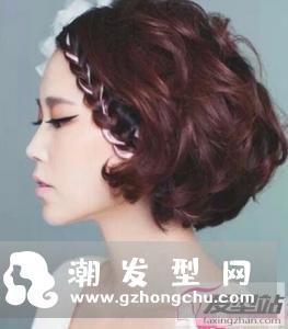 短发新娘结婚当天发型 唯美浪漫成全场焦点