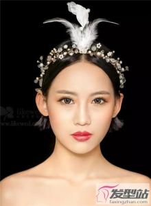 短发新娘婚纱造型 最美发型打开方式