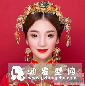 中国风古装新娘发型 演绎唯美古装感
