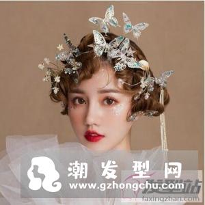 刘海烫卷新娘发型 变身美丽动人新娘
