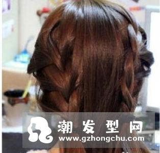 儿童编发发型图片 麻花鱼尾辫怎么扎图解