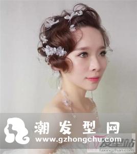 短发新娘婚纱造型 最美发型打开方式
