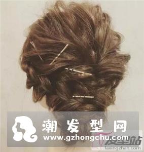 简单大气中式新娘盘发图片 各种盘发风格应有尽有