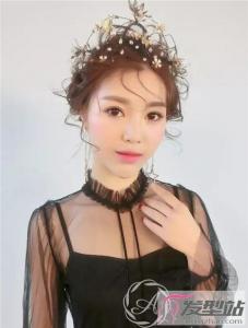 抽丝新娘发型 细致优雅迷人