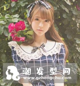 女生亚麻色头发图片 长直发卷发都好看