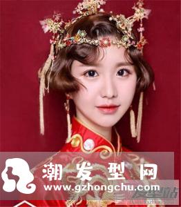 中式简单大方新娘发型 经典盘发古最显高贵气质