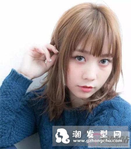人气流行BOB短发 棕色BOB头更显白