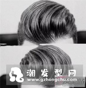今年流行的人气男发 两边短侧分背头酷炫有型