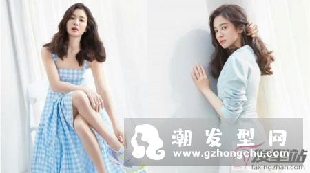 小波浪卷发型图中长发 减龄又百搭女神感爆棚