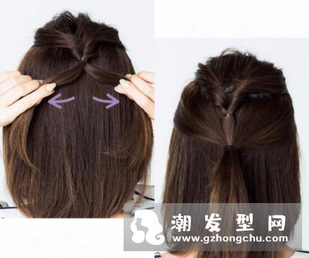 披肩发怎么扎好看 简单好看的扎头发型图片