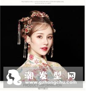 搭配秀禾服的新娘发型 中式新娘造型美的端庄大气