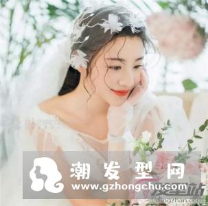 韩式婚纱照新娘发型 凌乱感造型尽显浪漫