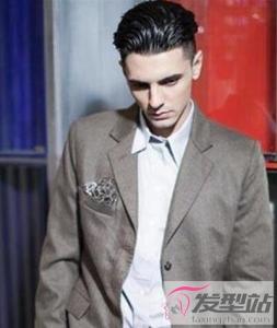 欧美男士背头发型 尽显成熟男人味道