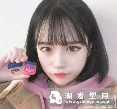 适合学生党的发型女 空气刘海波波头只有学生才能驾驭