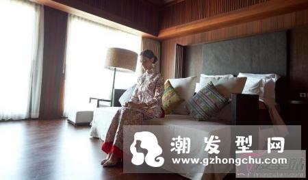 郑嘉颖陈凯琳大婚 低发髻秀禾服造型更经典浪漫