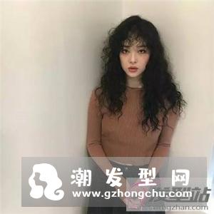 泰迪卷发型中长发 动感活泼瘦脸神器