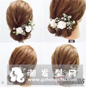 无花不森系 鲜花新娘造型
