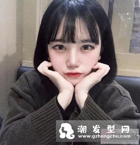 适合学生党的发型女 空气刘海波波头只有学生才能驾驭