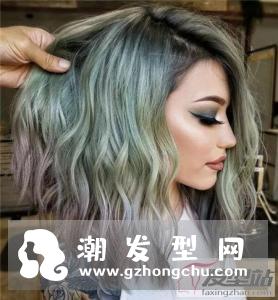 lob短发怎么设计好看 欧美风纹理卷美炸了
