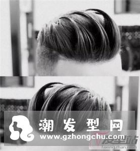 今年流行的人气男发 两边短侧分背头酷炫有型