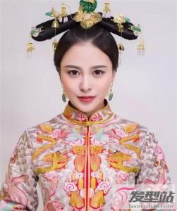 中式礼服新娘发型 复古打造你的美