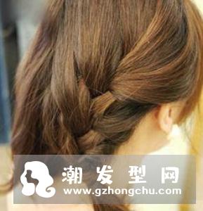 长发变短发的扎法图解 麻花辫编起来