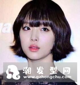 气质直系波波头短发回归 五官变立体好感度马上提升