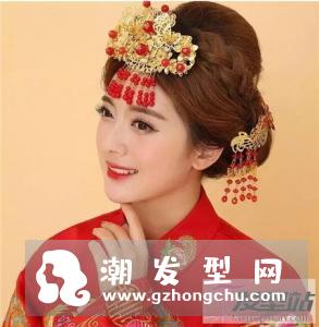 古典中式新娘发型 浪漫婉约别致亮眼