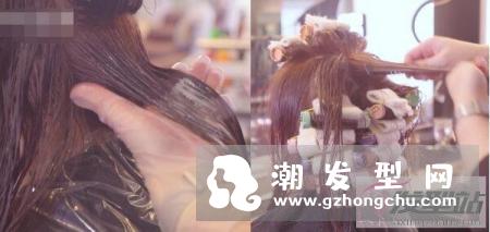 适合上班女士的中长卷发造型 眉上棉花糖卷发吹干就很有型