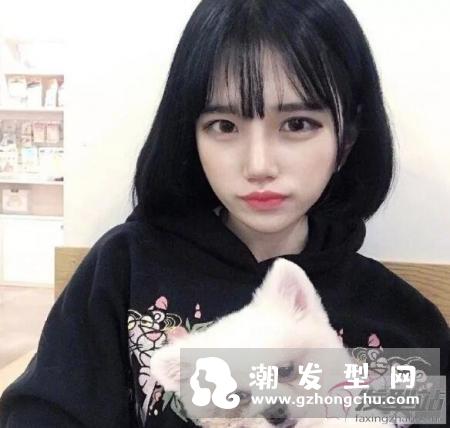 适合学生党的发型女 空气刘海波波头只有学生才能驾驭