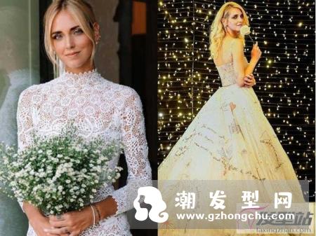 婚礼新娘造型 超级网红Chiara Ferragni从妆容到发型