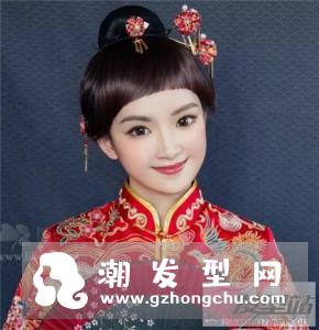 新娘点名率最高的发型 中式秀禾新娘造型