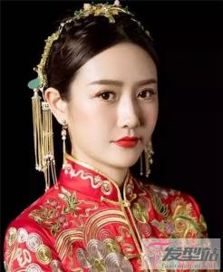 新娘点名率最高的发型 中式秀禾新娘造型