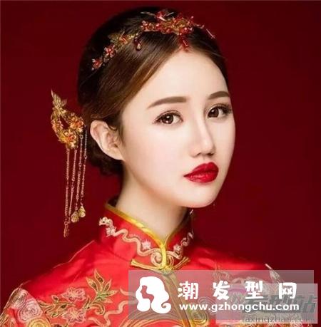 新娘秀禾服头饰发型 影楼新娘古装造型