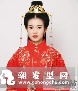 超美古装新娘发型 散发端庄古典贵气