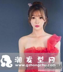 穿红色婚纱配什么发型 简约大方让新娘美貌动人