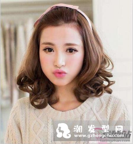 齐肩短发梨花烫发型 怎么烫造型都很甜美